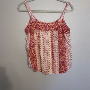 Rose & Olive patterned tank top